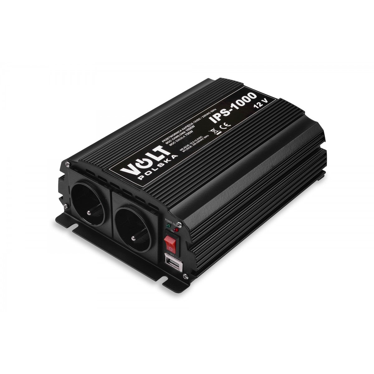 IPS 700/1000W 12/230V, Inverter - Modifisert Sinus