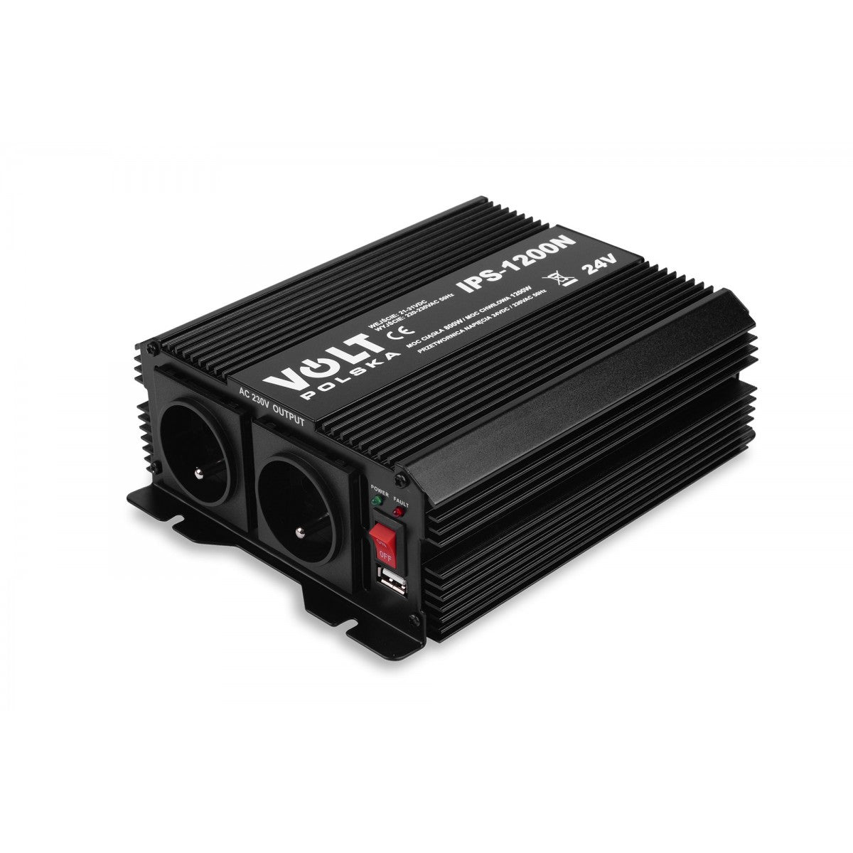 IPS 800/1200W 24/230V, Inverter - Modifisert Sinus