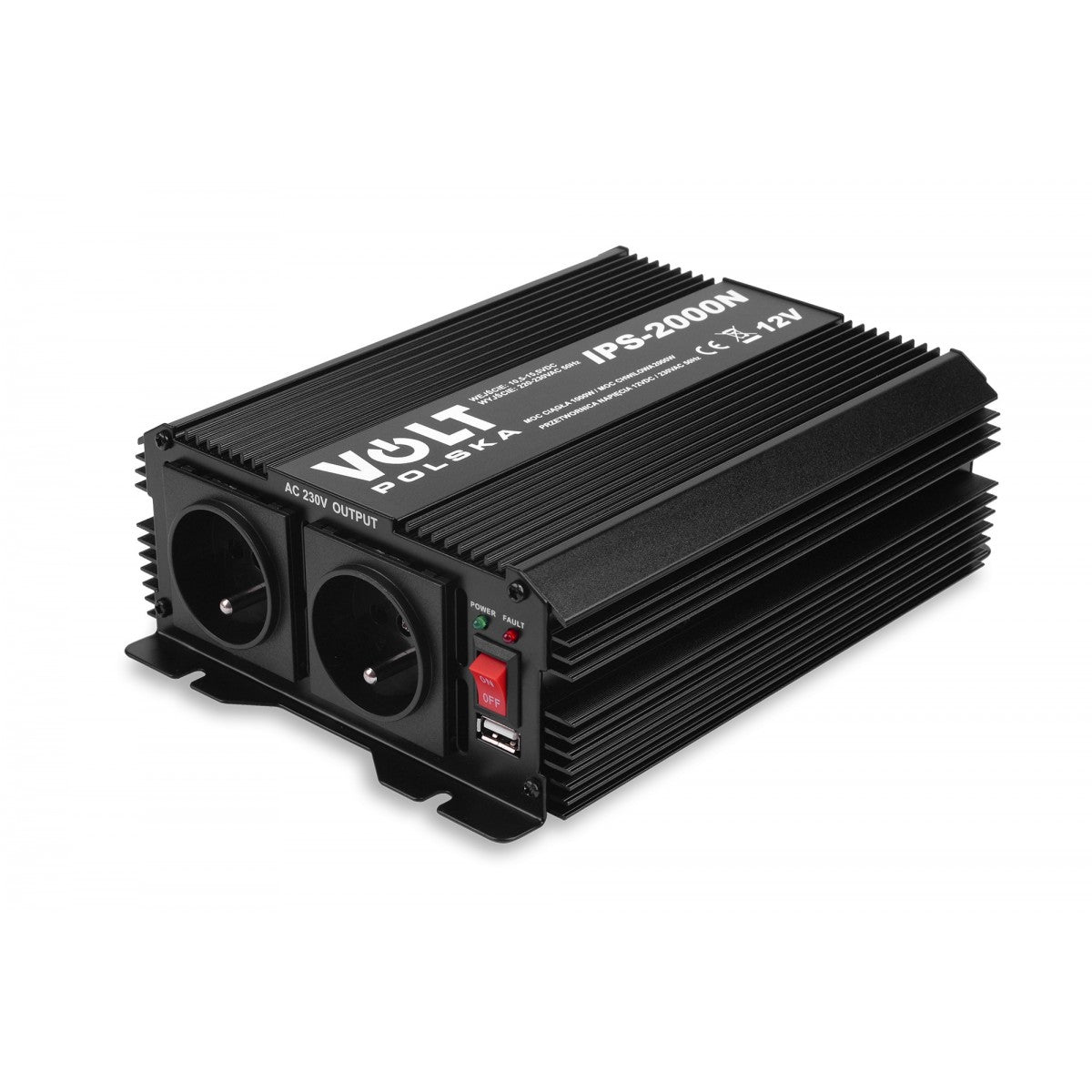 IPS 1000/2000W 12/230V, Inverter - Modifisert Sinus