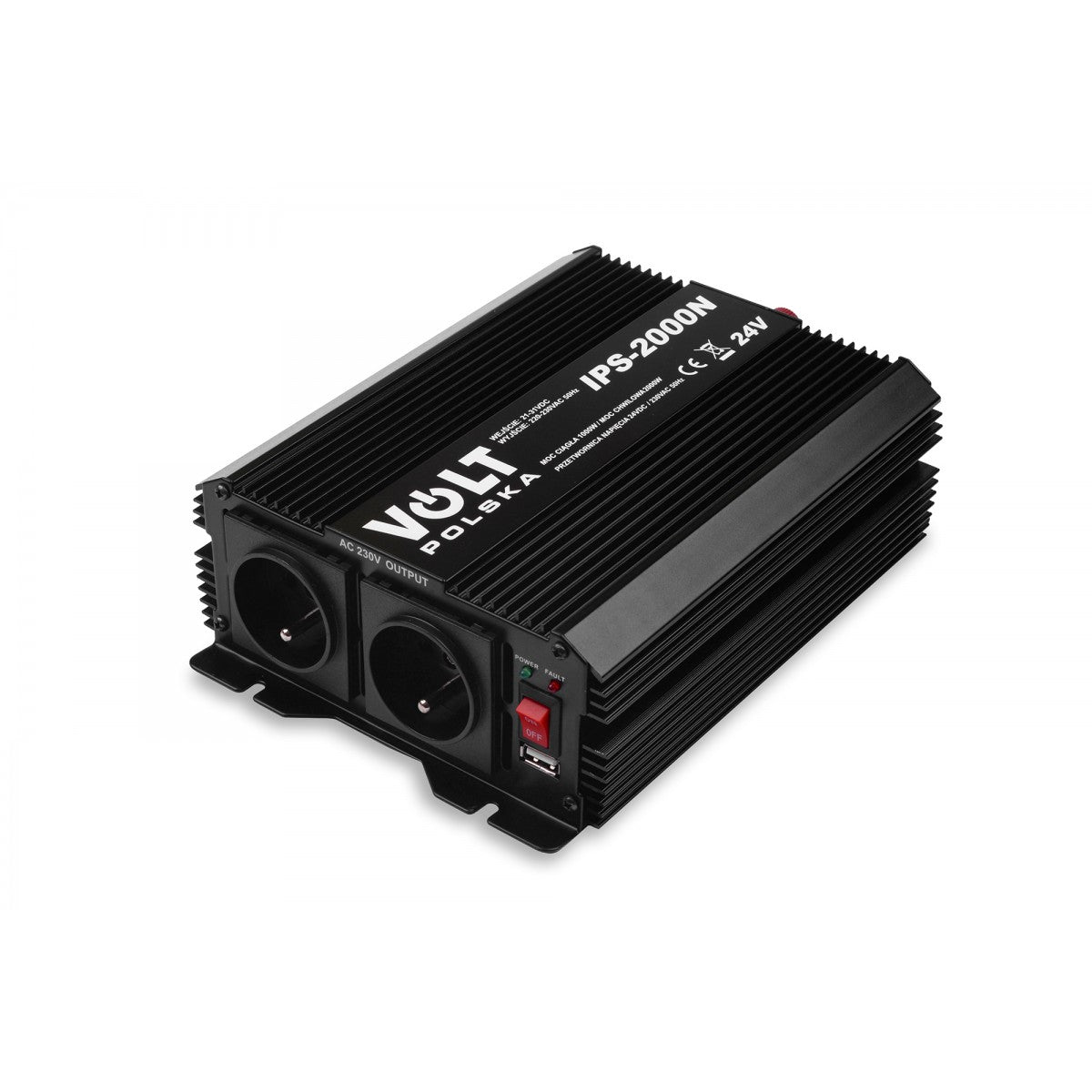 IPS 1000/2000W 24/230V, Inverter - Modifisert Sinus