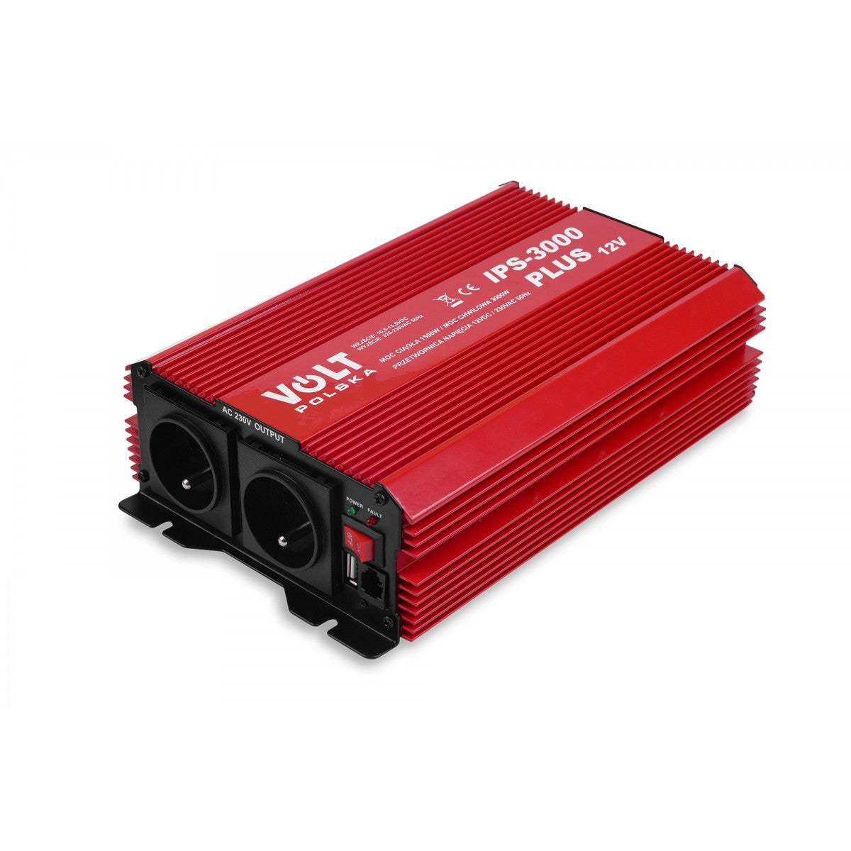 IPS 1500/3000W PLUS, 12/230V, Inverter - Modifisert Sinus