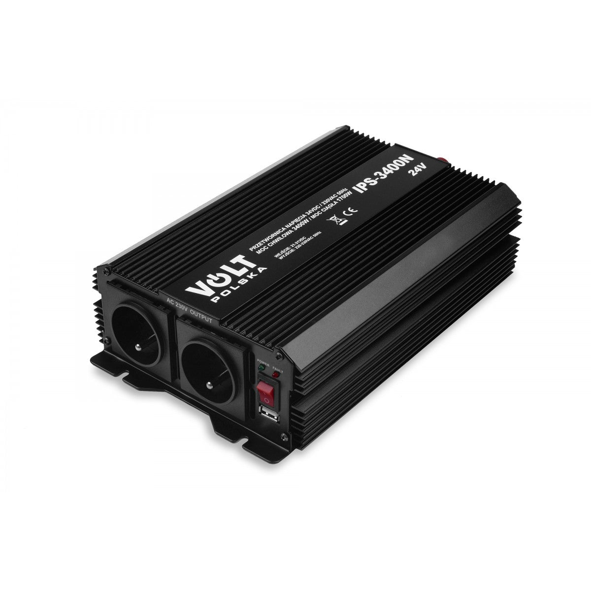 IPS 1700/3400W 24/230V, Inverter - Modifisert Sinus