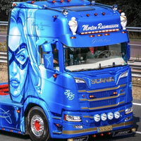 Original Solskjermlampe Scania 4-/R Serie, LED/Pære, Hvit/Oransj