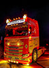 Original Solskjermlampe Scania 4-/R Serie, LED/Pære, Hvit/Oransj