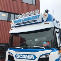 Original Solskjermlampe Scania 4-/R Serie, LED/Pære, Hvit/Oransj