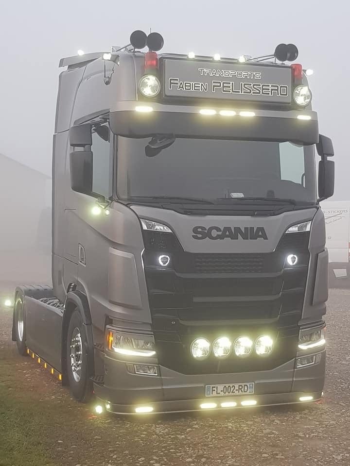 Original Solskjermlampe LED Scania Nextgen - Oransj