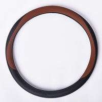 Steering Wheel Cover 44-46cm - Black/Brown