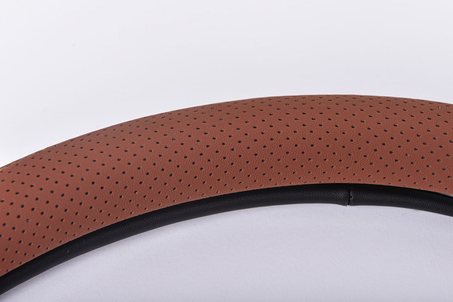 Steering Wheel Cover 44-46cm - Black/Brown