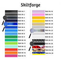 Sjåførskilt/Navneskilt - Aluminiumsplate