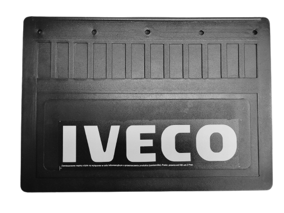 Skvettlapp Iveco, 40x29cm - Sort