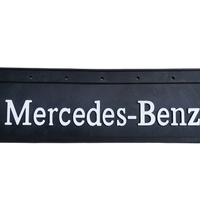 Skvettlapp Mercedes, 65x20cm - Sort