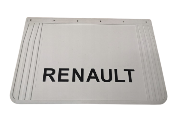 Mud flap Renault, 60x40cm - White