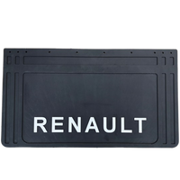 Skvettlapp Renault, 64x36cm - Sort
