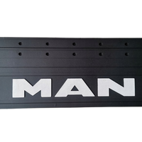 Skvettlapp MAN, 62x25cm - Sort