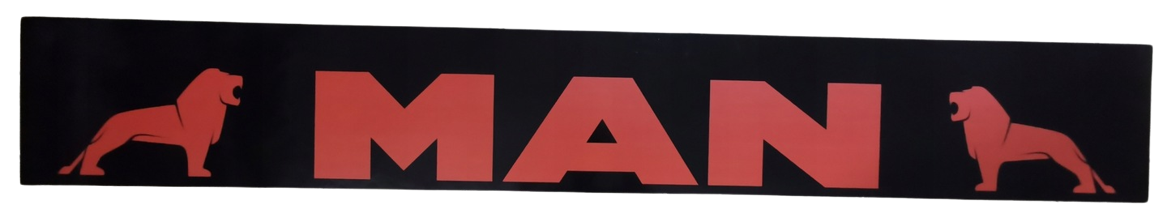 Mud flap for Trailer - MAN, Type 7 - 240x35cm
