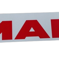 Mud flap for Trailer - MAN, Type 10 - 240x35cm