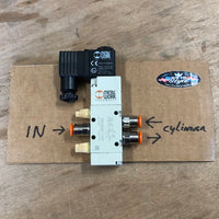 Exhaust valve solenoid valve