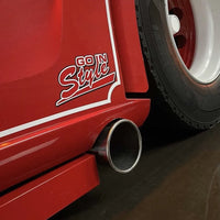 Stainless Polished Exhaust End, 129mm
