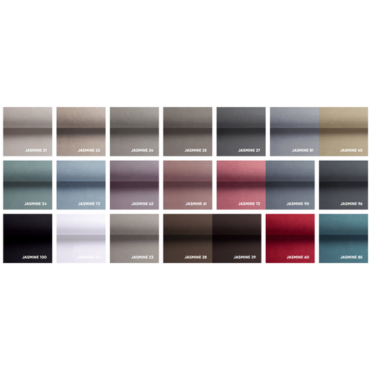 JASMINE Trekkstoff, Velour, 100cm - 21 Farger