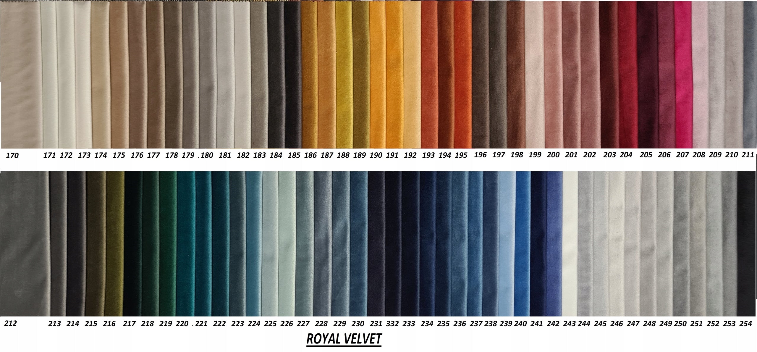 ROYAL VELVET Trekkstoff, Velour, 100cm - 85 Farger