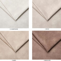 PALLADIUM Flekkbestandig Trekkstoff, Velour, 100cm - 19 Farger