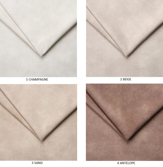 PALLADIUM Flekkbestandig Trekkstoff, Velour, 100cm - 19 Farger