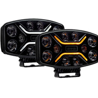 Strands Dark Knight Insane 9" LED Ekstralys med Varsellys