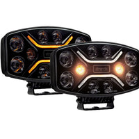 Strands Dark Knight Insane 9" LED Ekstralys med Varsellys