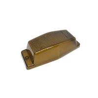 Double Burner Lampeskjerm - Gul/Sotet