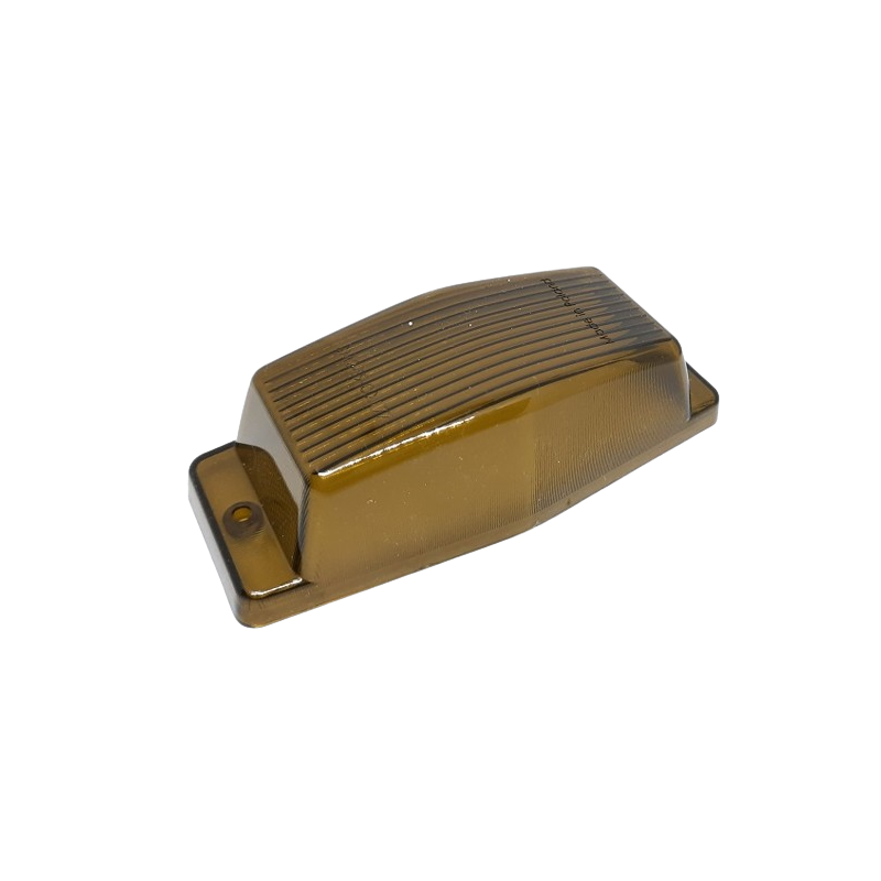 Double Burner Lampeskjerm - Gul/Sotet