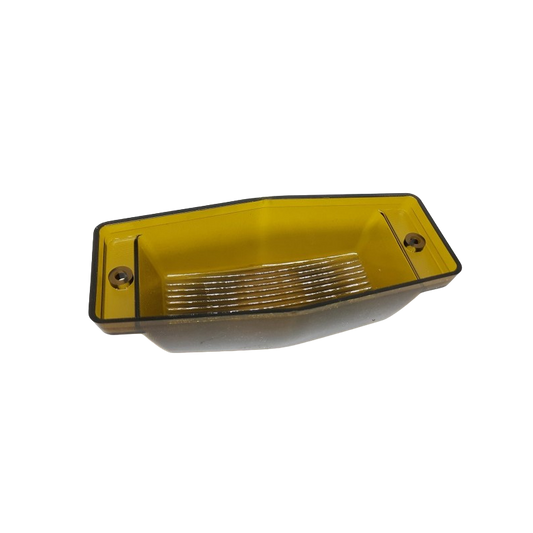 Double Burner Lampeskjerm - Gul/Sotet