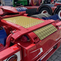 Rustfri Chassisbeskytter til Scania R / Nextgen