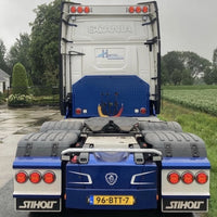 Rustfri Chassisbeskytter til Scania R / Nextgen