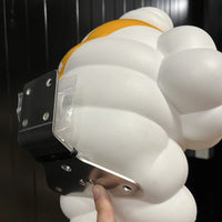 Stainless Michelin Bibendum Bracket "Chair" with BA15 Bulb Holder