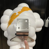 Stainless Michelin Bibendum Bracket "Chair" with BA15 Bulb Holder