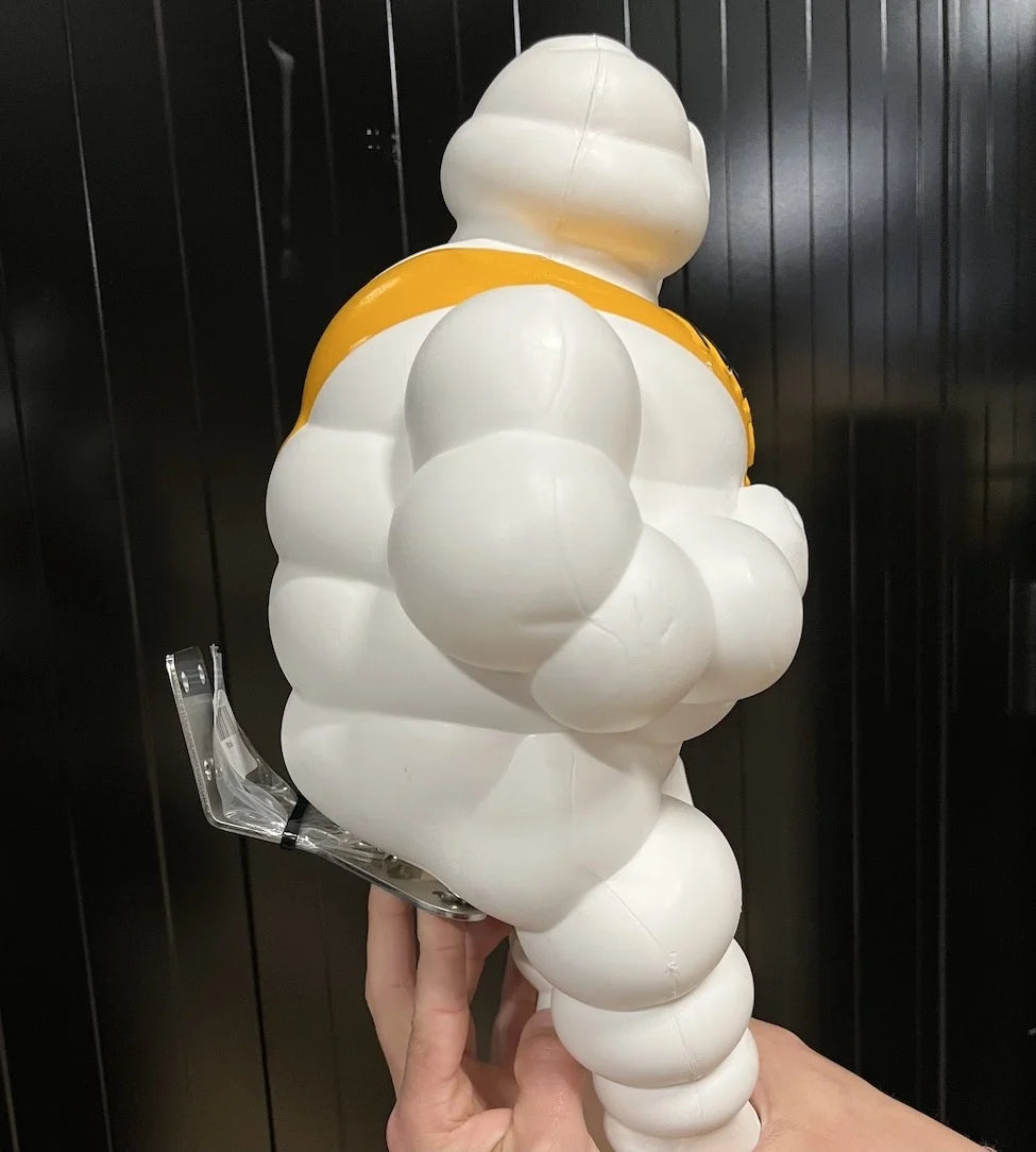 Stainless Michelin Bibendum Bracket "Chair" with BA15 Bulb Holder