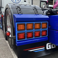 Baklys System Inkl Rammer (Sett) til Scania