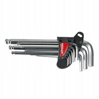 Unbrakonøkkelsett, 9stk, 1.5-10mm, PROLINE