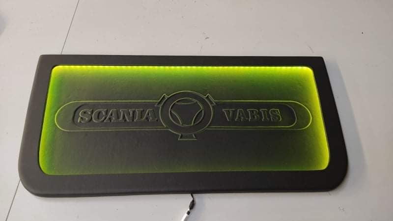 LED Illuminated Sign for the Back Wall, Many Shapes - Made to Order