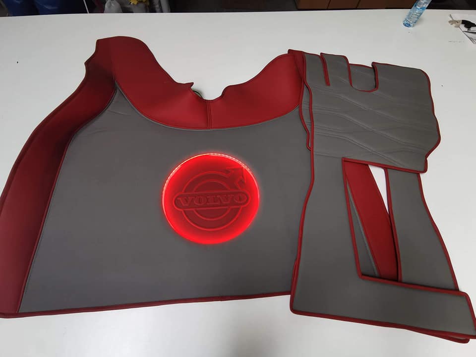 Mattesett Laget på Bestilling - Belysning, Knappestopping, Bussplysj