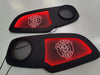 Door covers made to order - lighting, button fastening, smooth