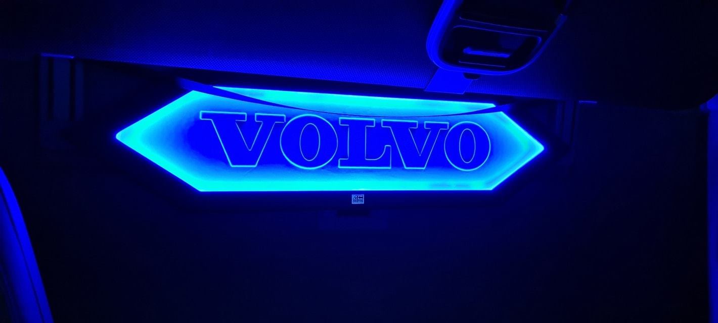 LED Illuminated Sign for the Back Wall, Many Shapes - Made to Order