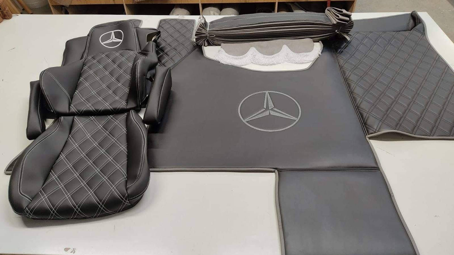 Mattesett Laget på Bestilling - Belysning, Knappestopping, Bussplysj