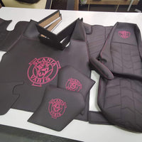 Mattesett Laget på Bestilling - Belysning, Knappestopping, Bussplysj