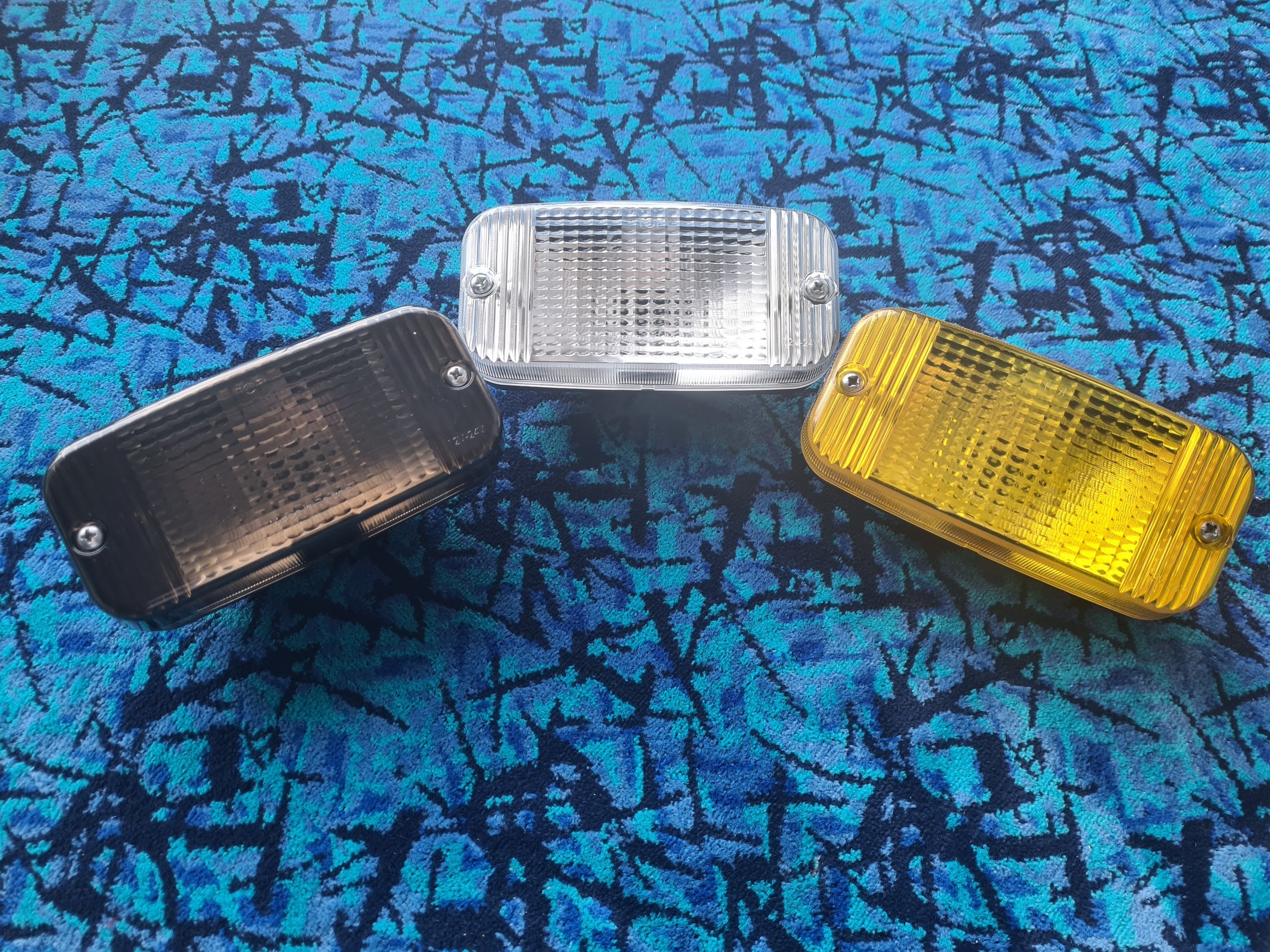 Talmu-type Kjørelyslykt - Hvit/Sotet