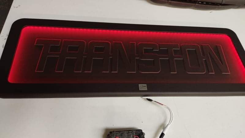 LED Illuminated Sign for the Back Wall, Many Shapes - Made to Order