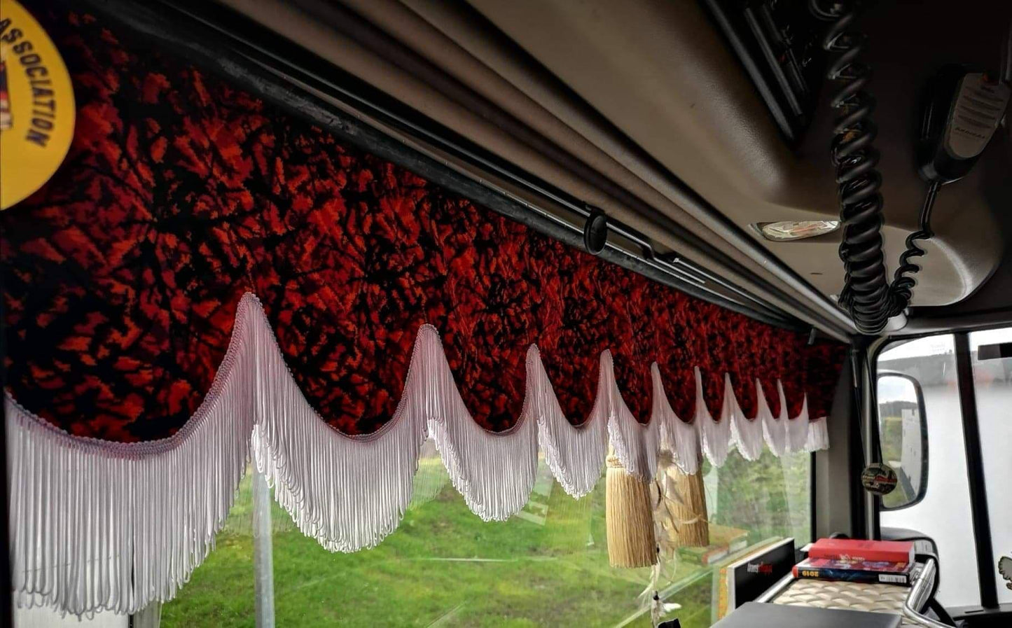 Front cover in Bus plush for Truck/Van - Made to Order