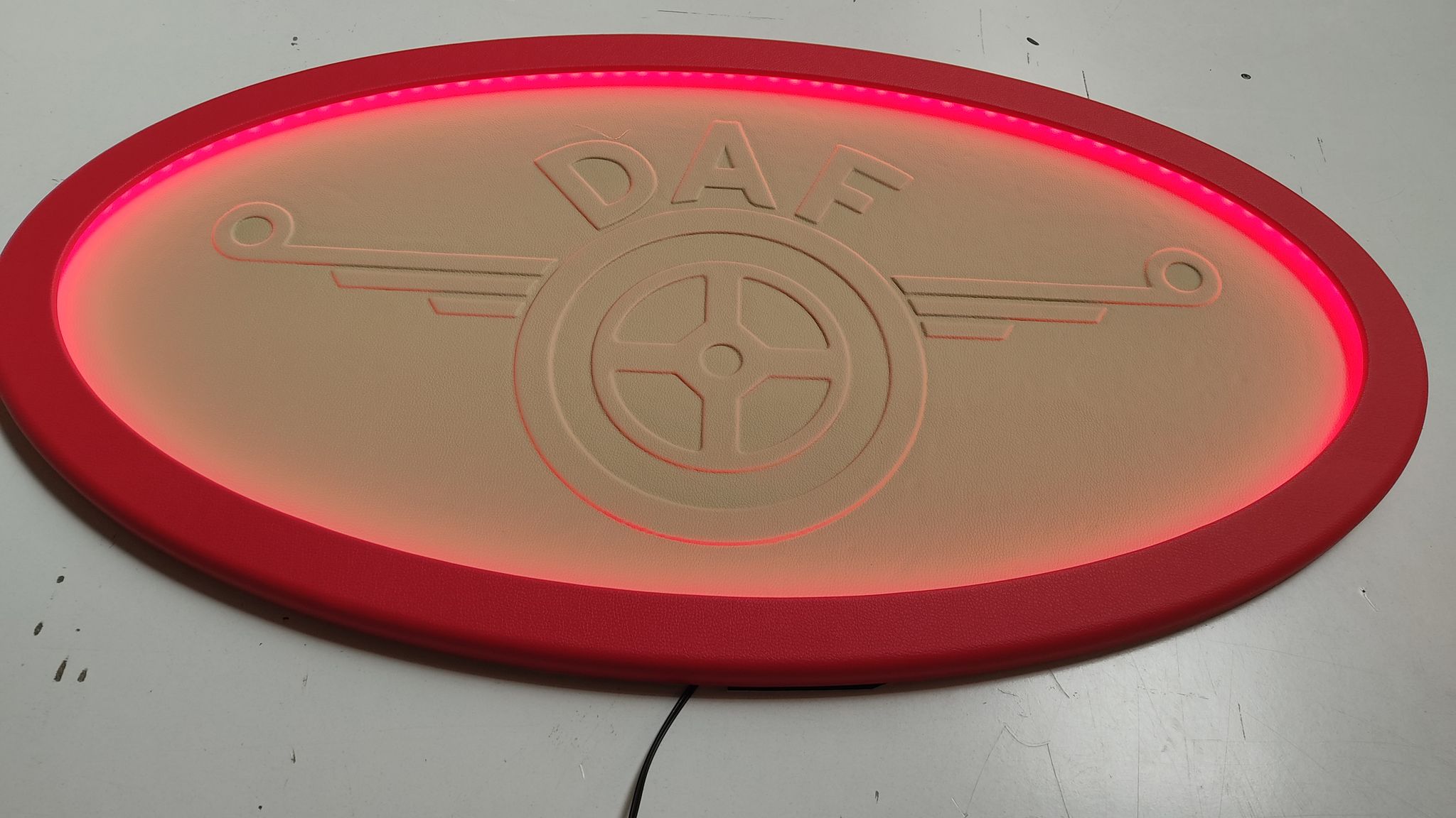 LED Illuminated Sign for the Back Wall, Many Shapes - Made to Order