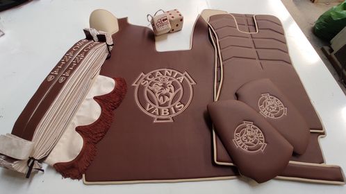 Mattesett Laget på Bestilling - Belysning, Knappestopping, Bussplysj