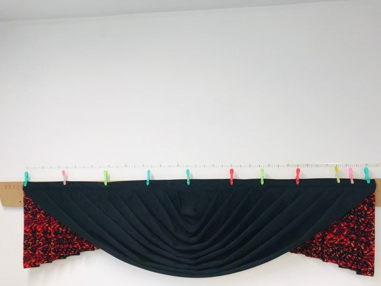 Sky Curtain in Fabric/Bus Plush - Made to order